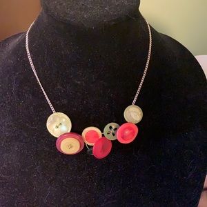 Handcrafted Button Necklace